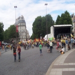manifestation antinuclaire  Paris le 12 juillet 2008 photo n18 