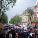 manif contre la loi CESEDA  Paris le 13 mai 2006 photo n14 