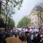 manif contre la loi CESEDA  Paris le 13 mai 2006 photo n15 