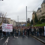 Manifestation contre la loi d'autonomie des universits  Caen le 13 novembre 2007 photo n10 