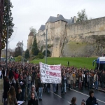 Manifestation contre la loi d'autonomie des universits  Caen le 13 novembre 2007 photo n12 