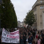 Manifestation contre la loi d'autonomie des universits  Caen le 13 novembre 2007 photo n23 