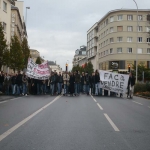 Manifestation contre la loi d'autonomie des universits  Caen le 13 novembre 2007 photo n24 