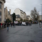 Manifestation contre la loi d'autonomie des universits  Caen le 13 novembre 2007 photo n26 