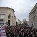 Manifestation contre la loi d'autonomie des universits  Caen le 13 novembre 2007 photo n28 