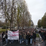 Manifestation contre la loi d'autonomie des universits  Caen le 13 novembre 2007 photo n32 