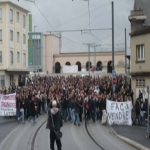 Manifestation contre la loi d'autonomie des universits  Caen le 13 novembre 2007 photo n47 