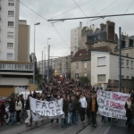 Manifestation contre la loi d'autonomie des universits  Caen le 13 novembre 2007 photo n66 