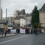 Manifestation contre la loi d'autonomie des universits  Caen le 13 novembre 2007 photo n67 