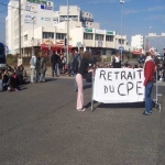 action des lycens et manifestation contre le CPE le 14 mars 2006 photo n2 