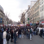 Manifestation de la sant et des lycens  Paris le 15 fvrier 2005 photo n12 