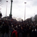 Manifestation de la sant et des lycens  Paris le 15 fvrier 2005 photo n30 
