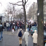 Manifestation de la sant et des lycens  Paris le 15 fvrier 2005 photo n34 