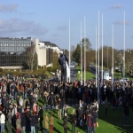 Hommage au Mmorial de Caen aux victimes des attentats de Paris du 13 novembre photo n2 