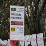 Manif contre la notation des profs par les directeurs d'tablissement le 15 dcembre 2011 photo n4 