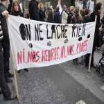 Manifestation de soutien au CLE d'Hrouville le 16 fvrier 2011 photo n3 