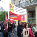 Manifestation contre la suppression du lundi de Pentecte le 16 mai 2005 photo n8 