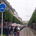 Manifestation contre la suppression du lundi de Pentecte le 16 mai 2005 photo n17 