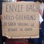Manifestation contre la dictature en Guine le 17 fvrier 2007 photo n4 