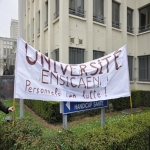 Rassemblement de soutien au personnel prcaire de l'universit le 18 mars 2011 photo n1 