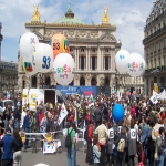 manifestation pour la dfense de l'cole publique  Paris le 18mai 2008 photo n16 