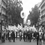 manifestation pour la dfense de l'cole publique  Paris le 18mai 2008 photo n23 
