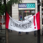 manifestation pour la dfense de l'cole publique  Paris le 18mai 2008 photo n24 