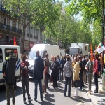 manifestation pour la dfense de l'cole publique  Paris le 18mai 2008 photo n33 