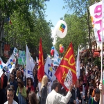 manifestation pour la dfense de l'cole publique  Paris le 18mai 2008 photo n36 