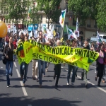 manifestation pour la dfense de l'cole publique  Paris le 18mai 2008 photo n41 