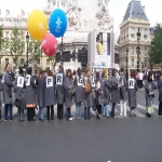 manifestation pour la dfense de l'cole publique  Paris le 18mai 2008 photo n52 
