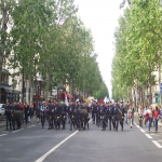 manifestation pour la dfense de l'cole publique  Paris le 18mai 2008 photo n61 