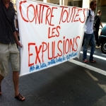 Manifestation contre les expulsions le 18 juillet 2013 photo n4 