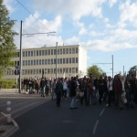 Manifestation contre la loi d''autonomie des universits le 18 octobre 2007 photo n5 