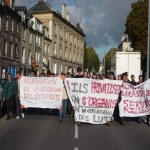 Manifestation contre la loi d''autonomie des universits le 18 octobre 2007 photo n13 