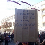 contre manifestation aux anti-IVG le 18 novembre 2006 photo n16 