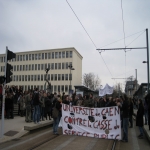 Manifestation contre les rformes universitaires le 19 fvrier 2009 photo n1 