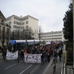Manifestation contre les rformes universitaires le 19 fvrier 2009 photo n3 