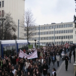 Manifestation contre les rformes universitaires le 19 fvrier 2009 photo n5 
