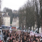 Manifestation contre les rformes universitaires le 19 fvrier 2009 photo n12 