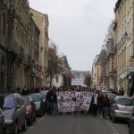 Manifestation contre les rformes universitaires le 19 fvrier 2009 photo n16 