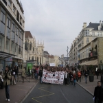 Manifestation contre les rformes universitaires le 19 fvrier 2009 photo n27 
