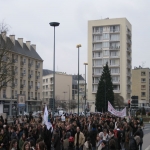Manifestation contre les rformes universitaires le 19 fvrier 2009 photo n42 