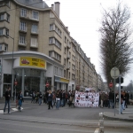 Manifestation contre les rformes universitaires le 19 fvrier 2009 photo n44 