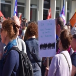 Manifestation contre la politique sociale de Macron le 19 avril 2018 photo n°6 