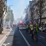 Manifestation contre la politique sociale de Macron le 19 avril 2018 photo n°32 