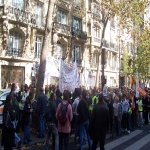manifestation pour la dfense de l'cole publique  Paris le 19 octobre 2008 photo n6 
