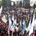 manifestation pour la dfense de l'cole publique  Paris le 19 octobre 2008 photo n27 