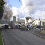 Evacuation des dpts de carburant de Caen le 20 octobre 2010 photo n1 
