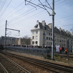Occupation de la gare par les tudiants le 21 avril 2009 photo n23 